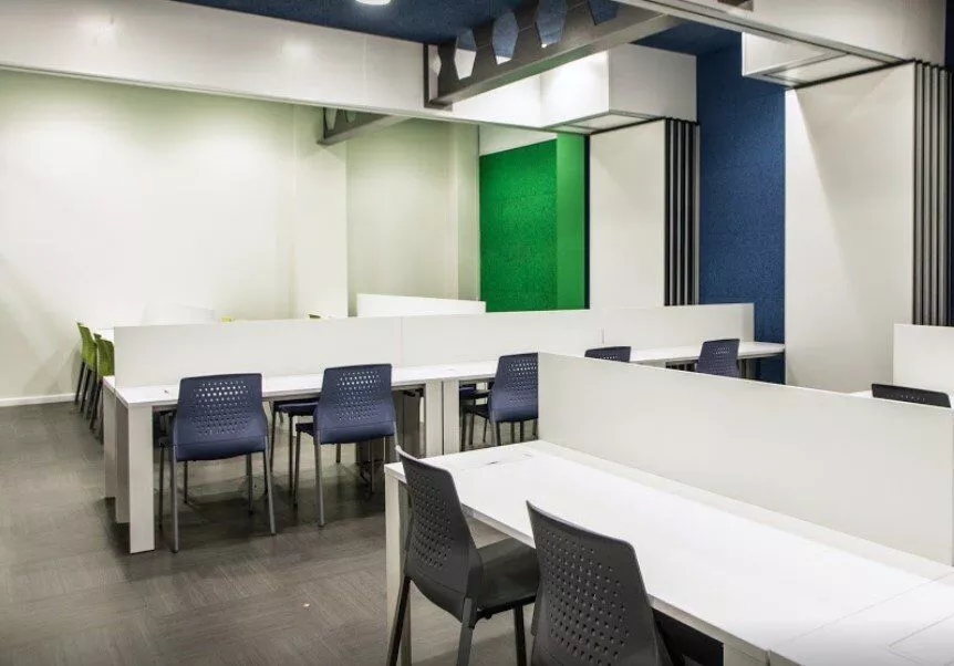 study rooms in the soccer academy in spain